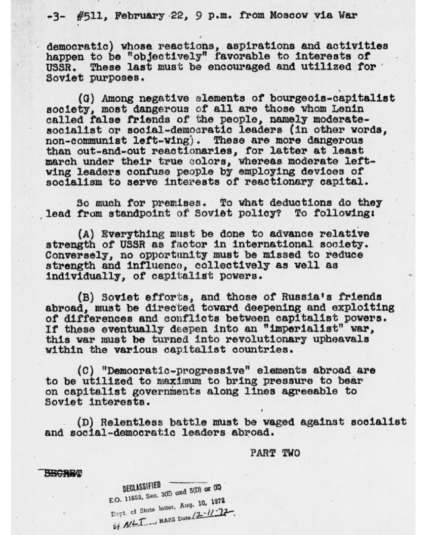 Телеграмма Кеннана. Телеграмма Джорджа Кеннана. Телеграмма Кеннана 1946. Длинная телеграмма кеннана