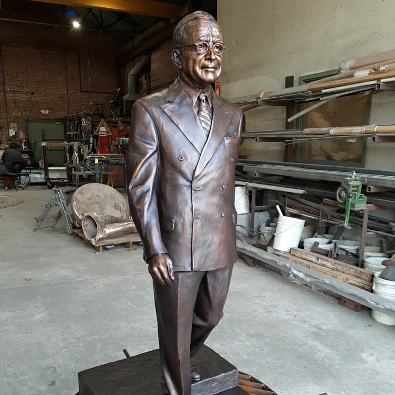 Completed bronze Truman Statue Completed bronze Truman Statue