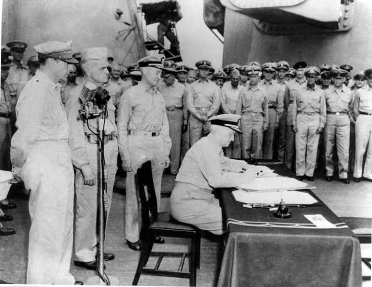 Photography Collection – Ceremonial Surrender of Japan - Truman Library ...