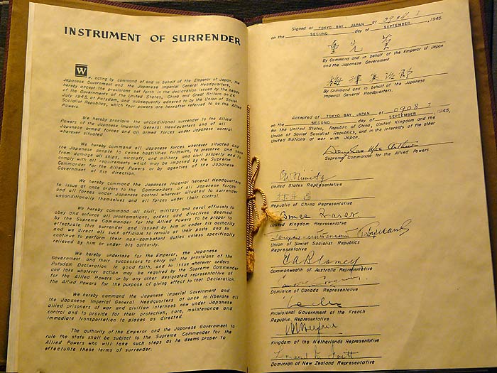 Instrument of Surrender