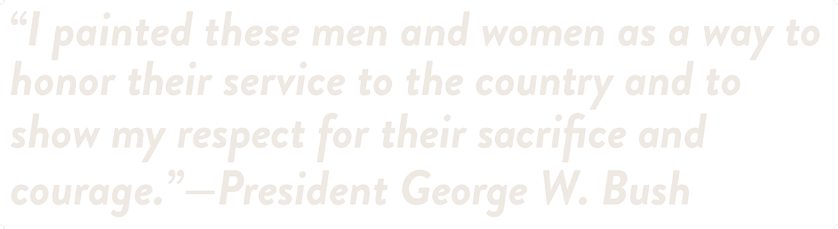 Quote about Portraits of Courage by President George W. Bush