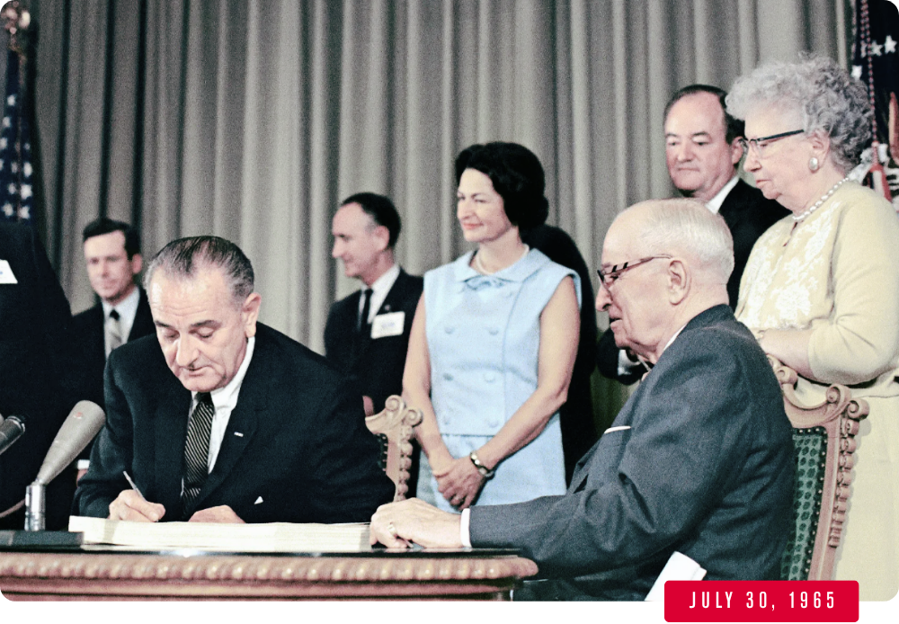 Signing of the Medicare and Medicaid Act of 1965